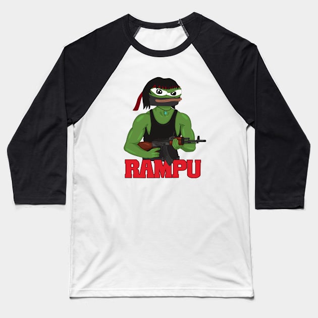 Rampu Baseball T-Shirt by Emperor Frenguin